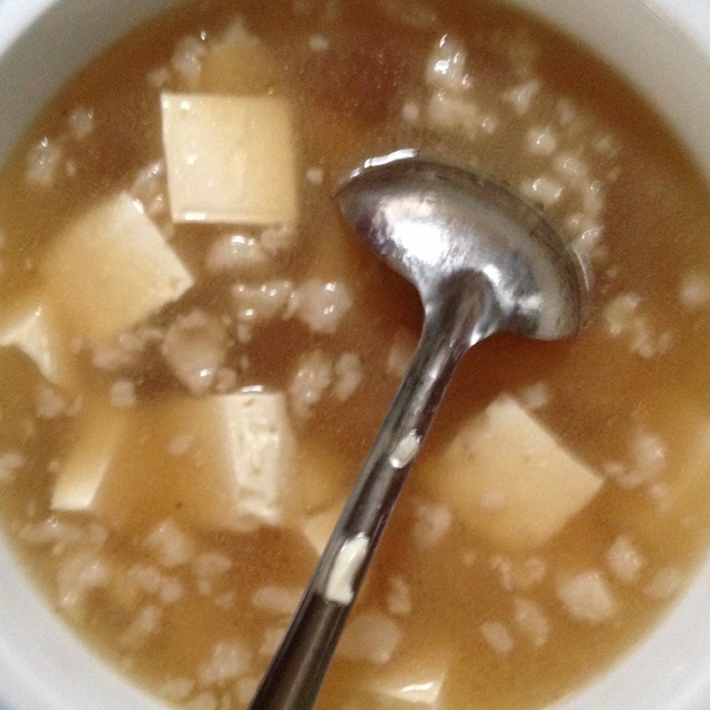 豆腐肉湯