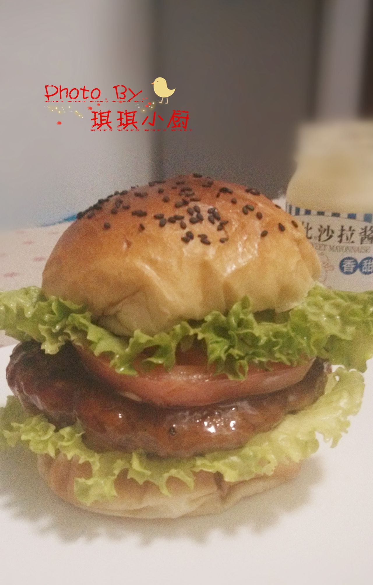 黑胡椒雞肉漢堡