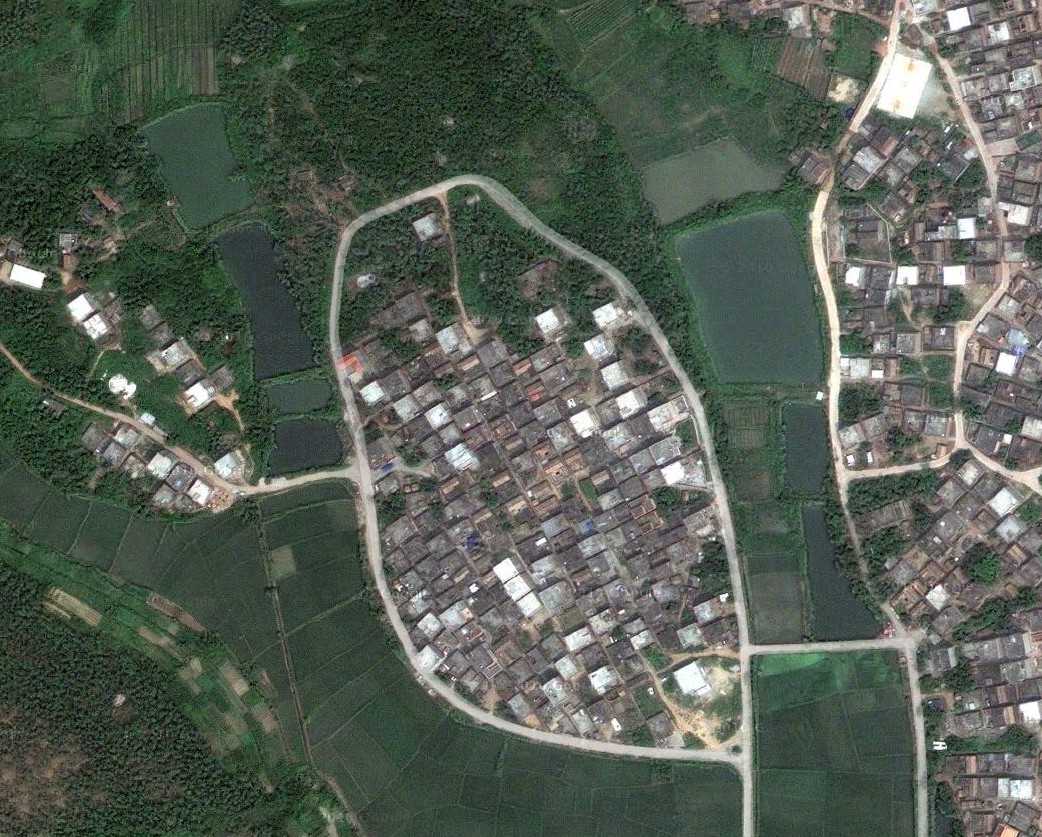 樟王嶺村衛星圖
