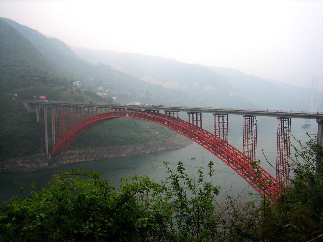 重慶奉節梅溪河大橋