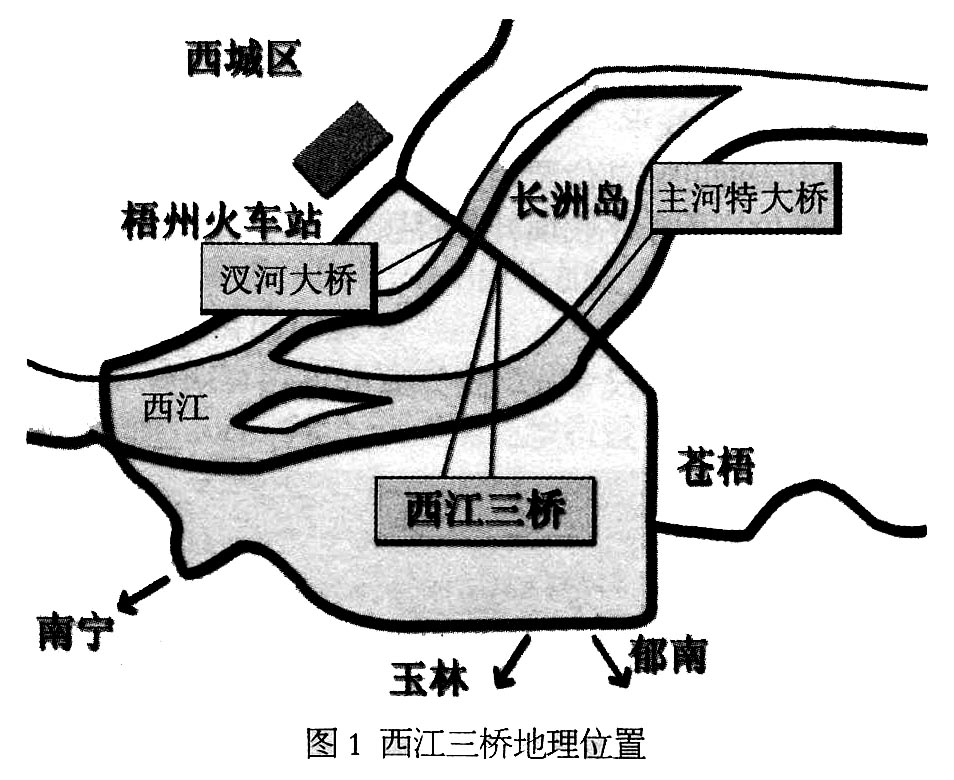 梧州西江三橋工程