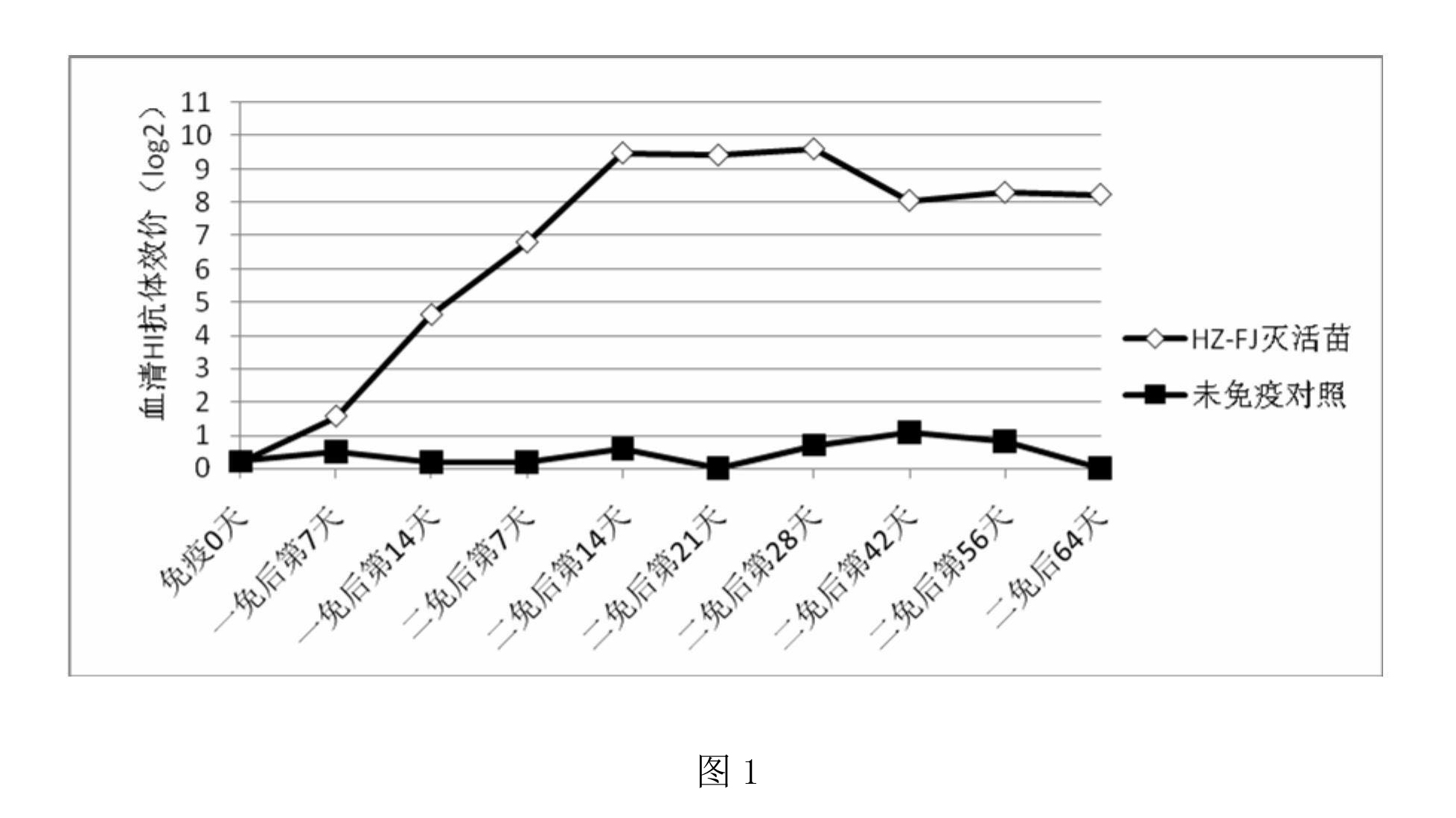 一種禽流感H9亞型滅活疫苗及其製備方法和套用