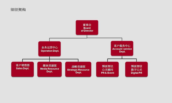 博派智達（Powertate）公司組織架構