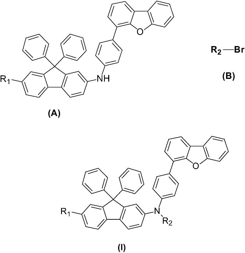 一種9,9‑二苯基芴衍生物及其製備方法和套用