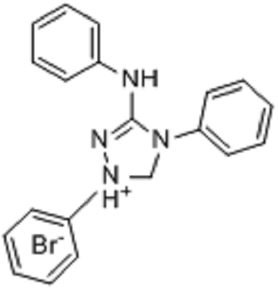 溴-1,4-二苯基-3-苯氨基-1H-1,2,4-三唑翁鹽