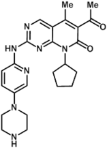 哌柏西利化學結構式