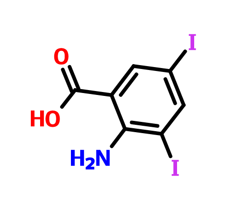 2-氨基-3,5-二碘苯甲酸