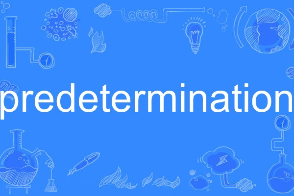 predetermination