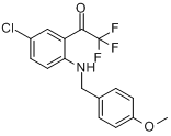 N-（4-甲氧基苄基）-4-氯-2-三氟乙醯苯胺