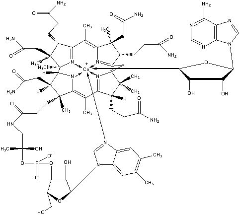 鈷胺輔酶之一的腺苷鈷胺