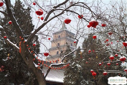 商山雪霧