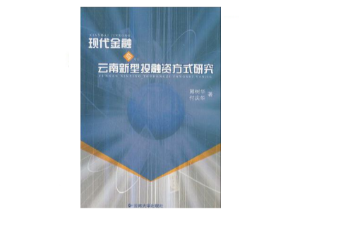 現代金融與雲南新型投融資方式研究