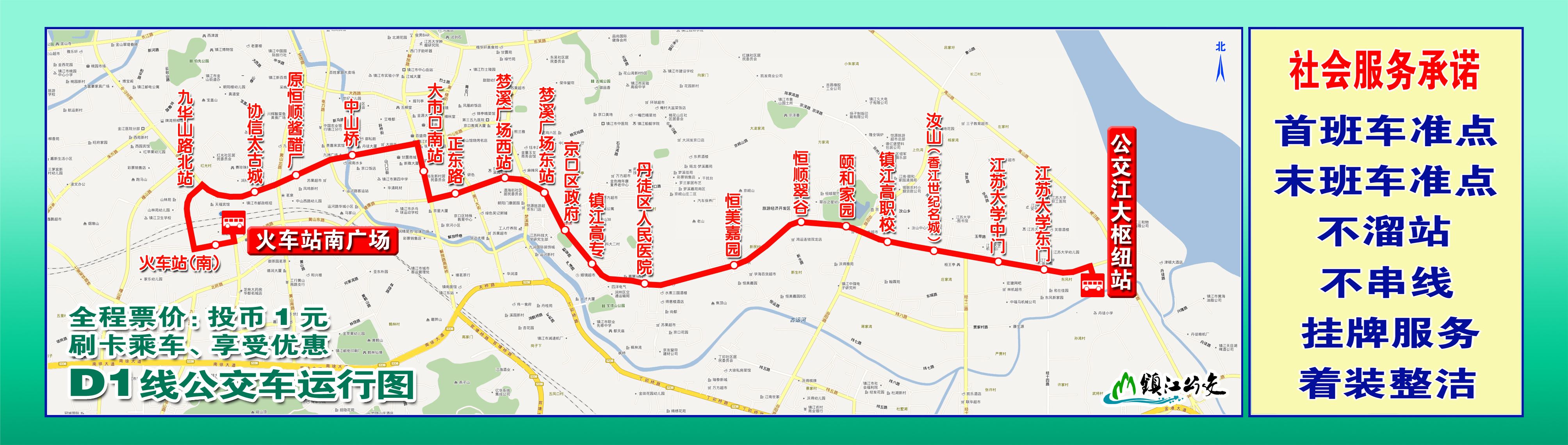 鎮江公交D1路