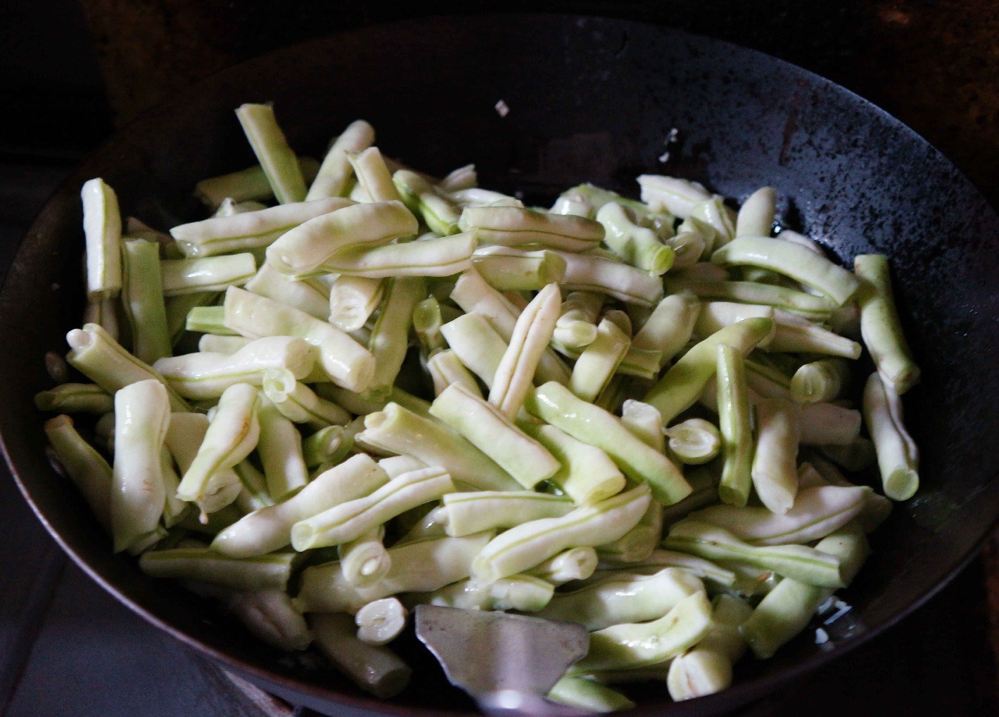 秘制扁豆燜面