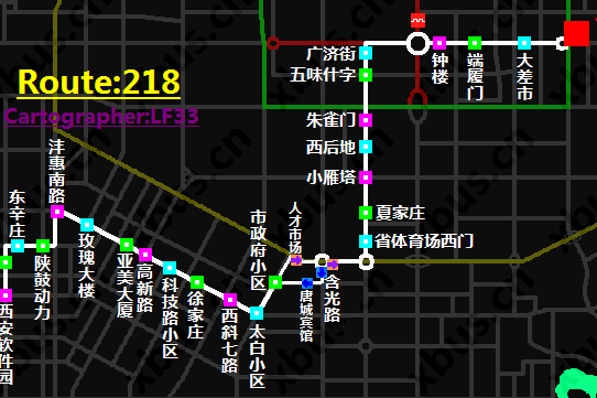 西安公交218路