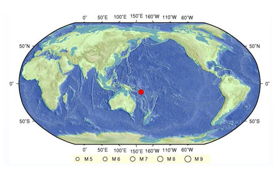 4·13索羅門群島地震(2014年地震)