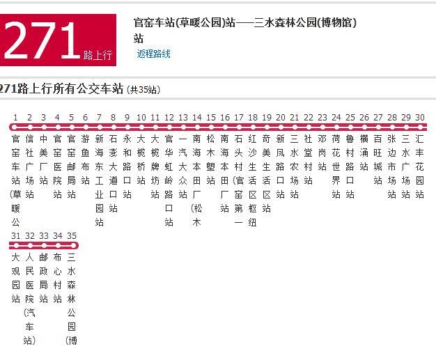 佛山公交271路