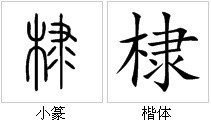 “棣”字的字源演變