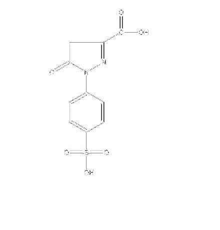 5-氧代-1-（4-磺苯基）-2-吡唑林-3-羧酸