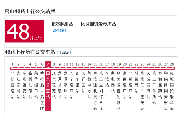 唐山公交48路