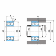 SKF 7011AC/DB 軸承