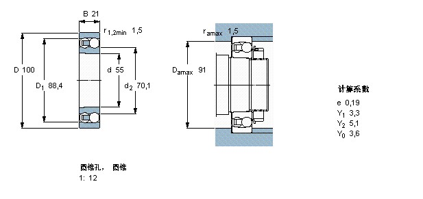 1211EKTN9調心球軸承