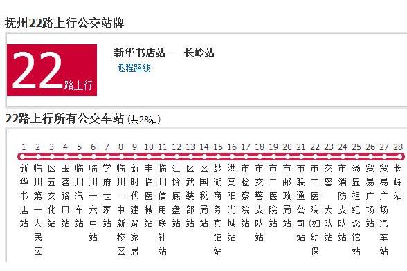 撫州公交22路