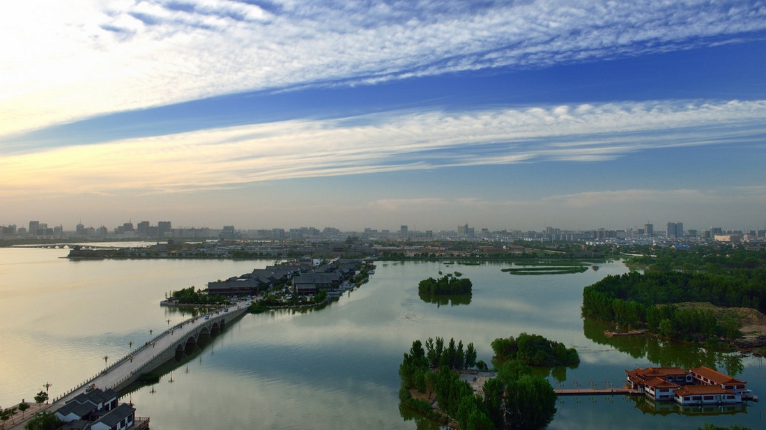 東昌湖東南角湖區