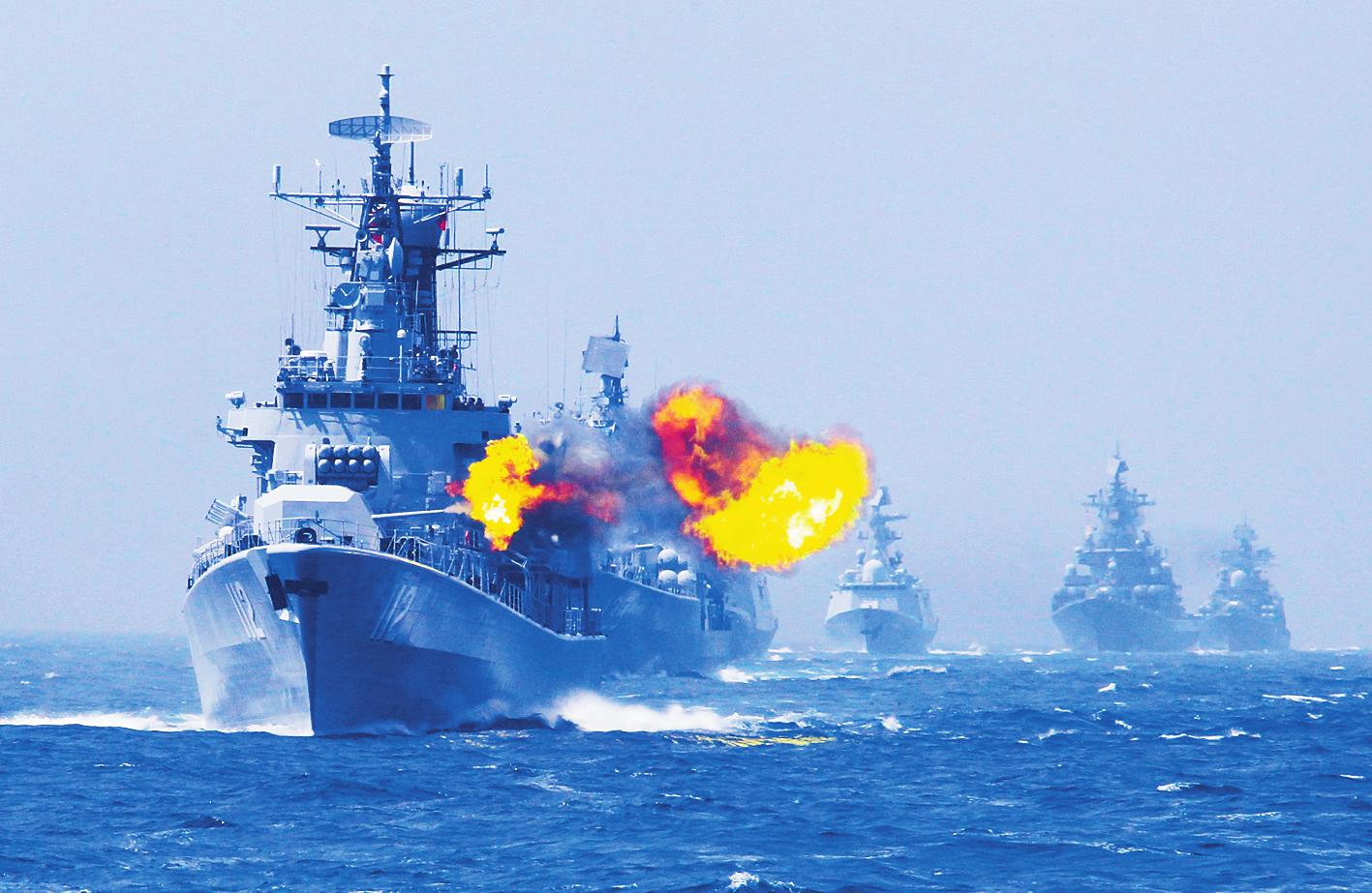 中俄“海上聯合-2014”軍事演習