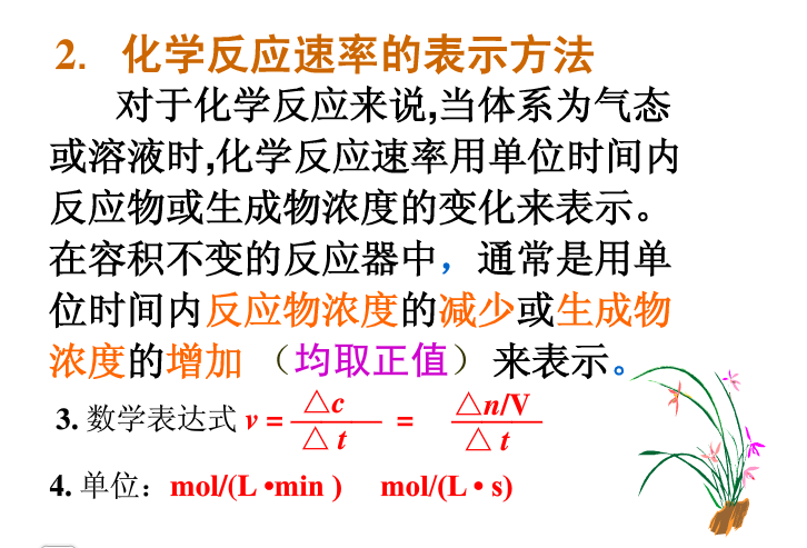 化學反應速率