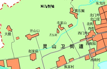 開山口村地理位置