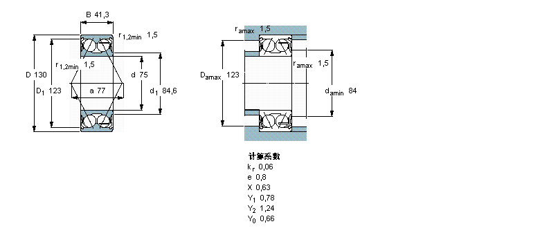 SKF 3215A-2Z/MT33軸承