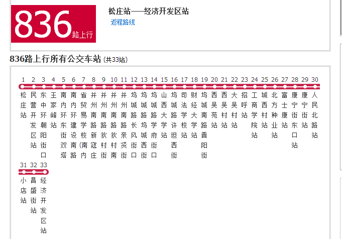 太原公交836路