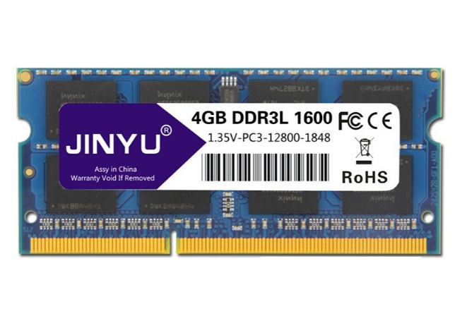 瑾宇海力士晶片DDR3L 1600 4GB（筆記本）