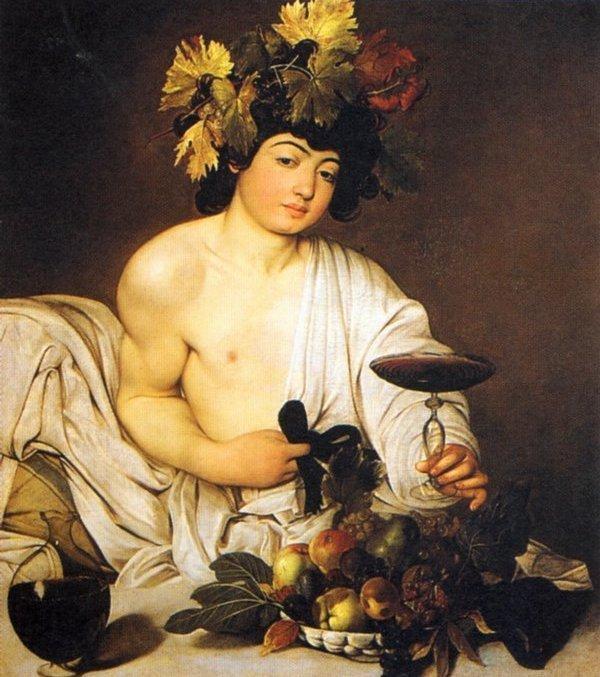 酒神巴克斯(卡拉瓦喬1593年創作的一幅畫)