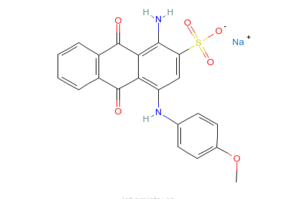 1-氨基-9,10-二氫-4-[（4-甲氧基苯基）氨基]-9,10-二氧代-2-蒽磺酸單鈉鹽