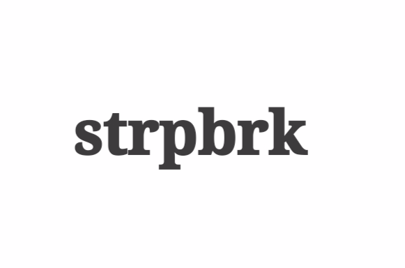 strpbrk