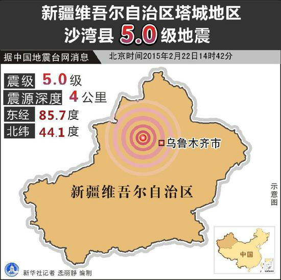 2·22新疆沙灣地震