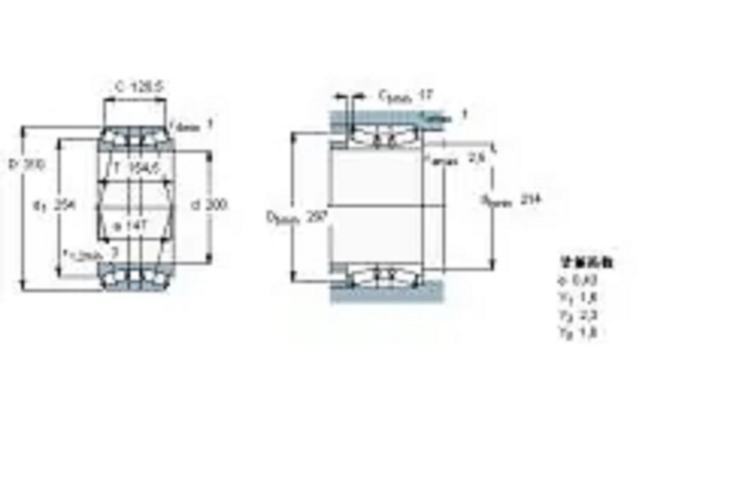 SKF 32040T154.5X-DB11C170軸承