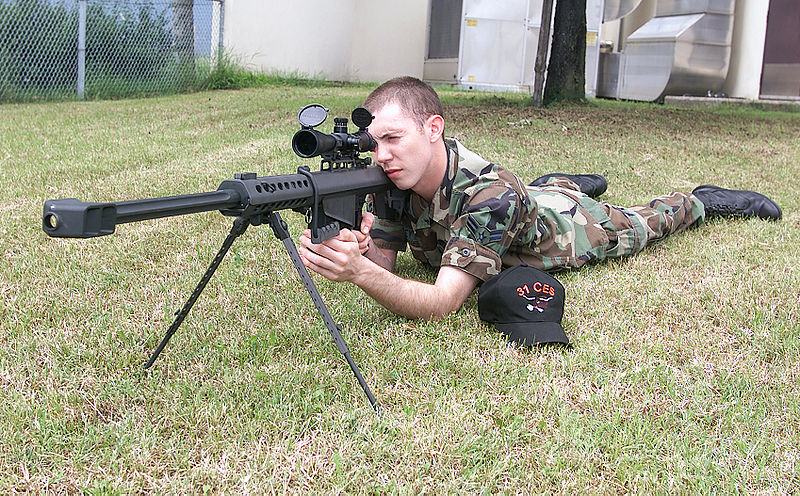 M82A1大口徑半自動狙擊步槍