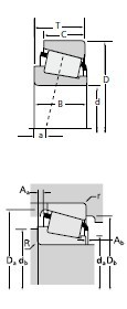 TIMKEN 32007X/32007X軸承