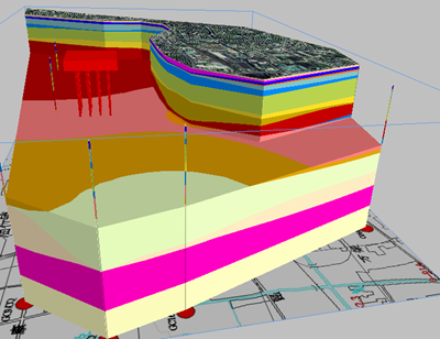 三維地質結構模型