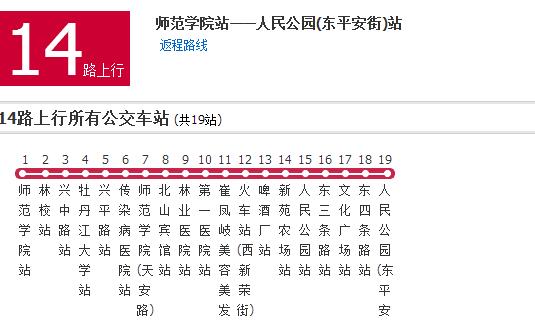 牡丹江公交14路