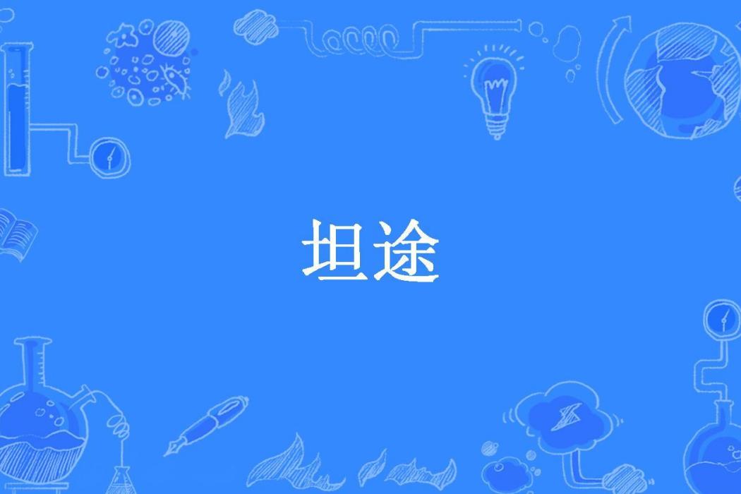 坦途(蘇木侖所著小說)