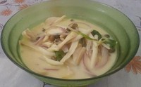 椰漿雜菌湯