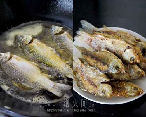 蔥熇小鯽魚