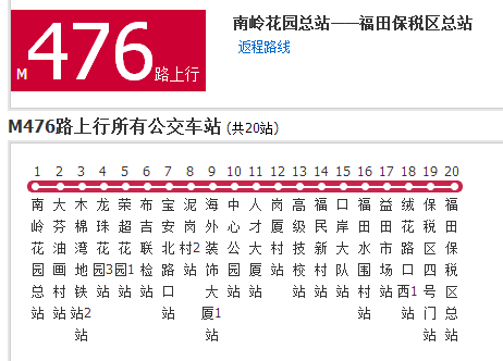 深圳公交M476路