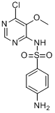 4-氨基-N-（6-氯-5-甲氧基-4-嘧啶基）苯磺醯胺