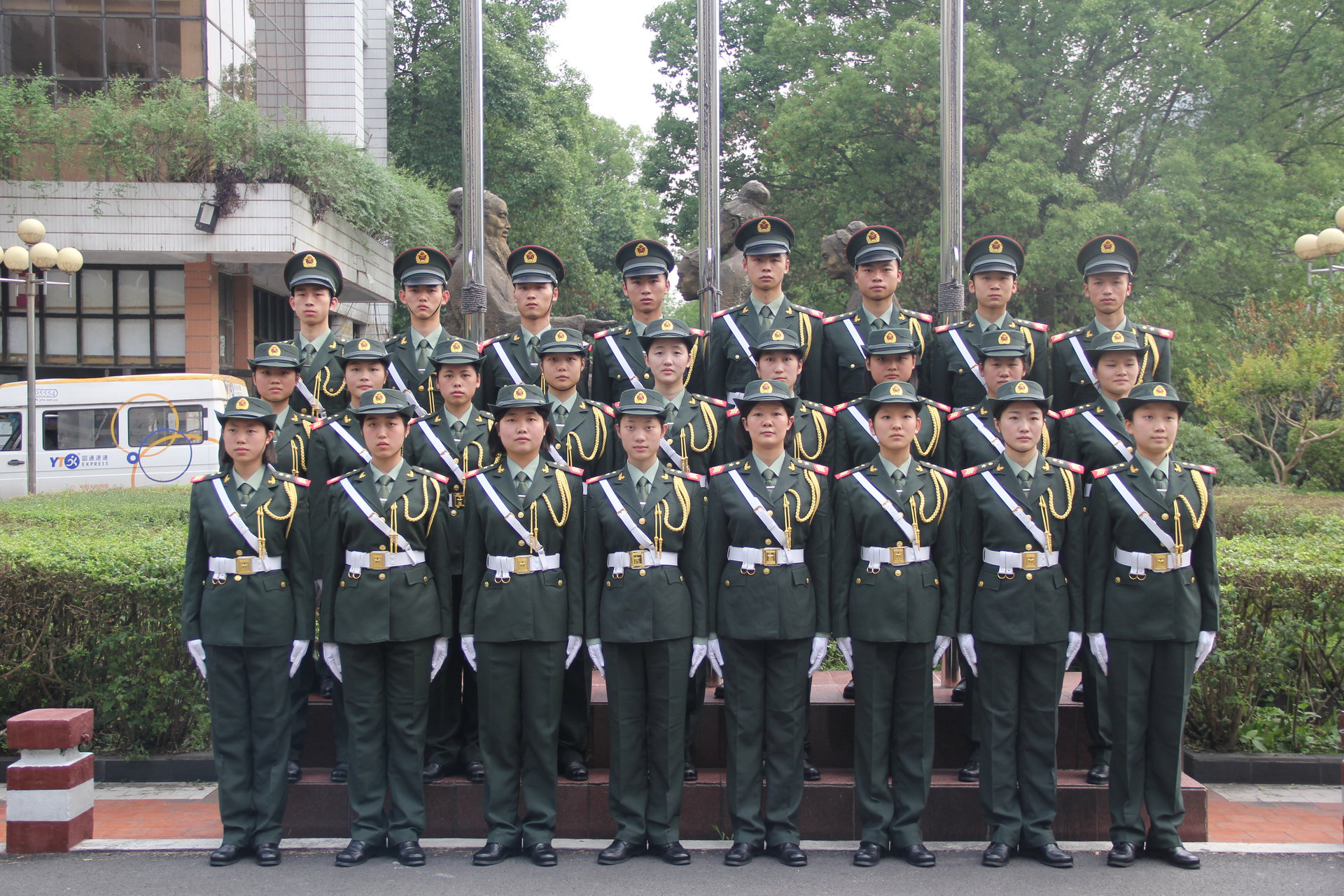 西華師範大學北湖校區國旗護衛隊