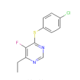 4-（（4-氯苯基）硫基）-6-乙基-5-氟嘧啶